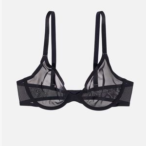 CUUP The Plunge Bra in Black Sz 34F